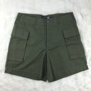 [Island Company] Olive Green Safari Cargo Shorts Size 34 Mens Bottoms Button Fly